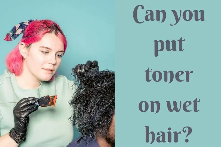 Can You Put Toner on Wet Hair?