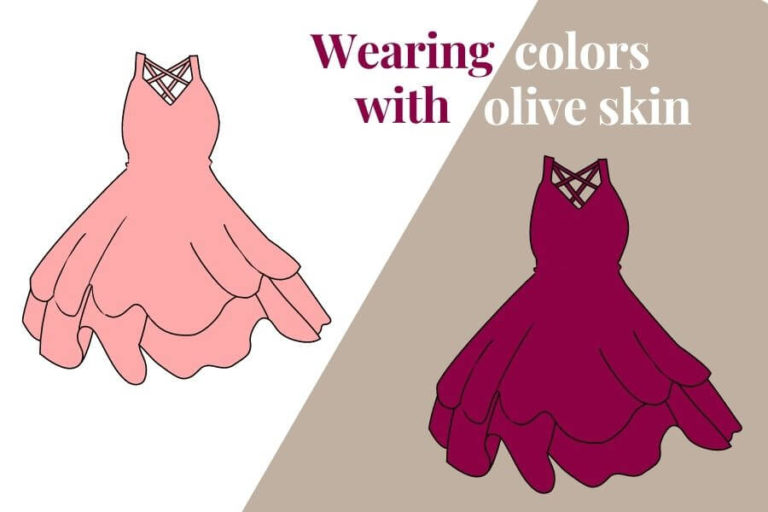 Wearing colors with olive skin